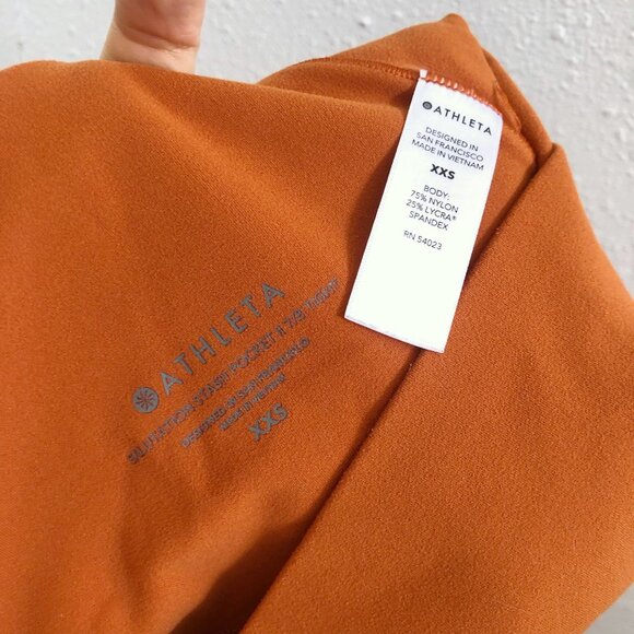 ATHLETA Salutation Stash Pocket II 7/8 Tight XS Size - Picture 7 of 9